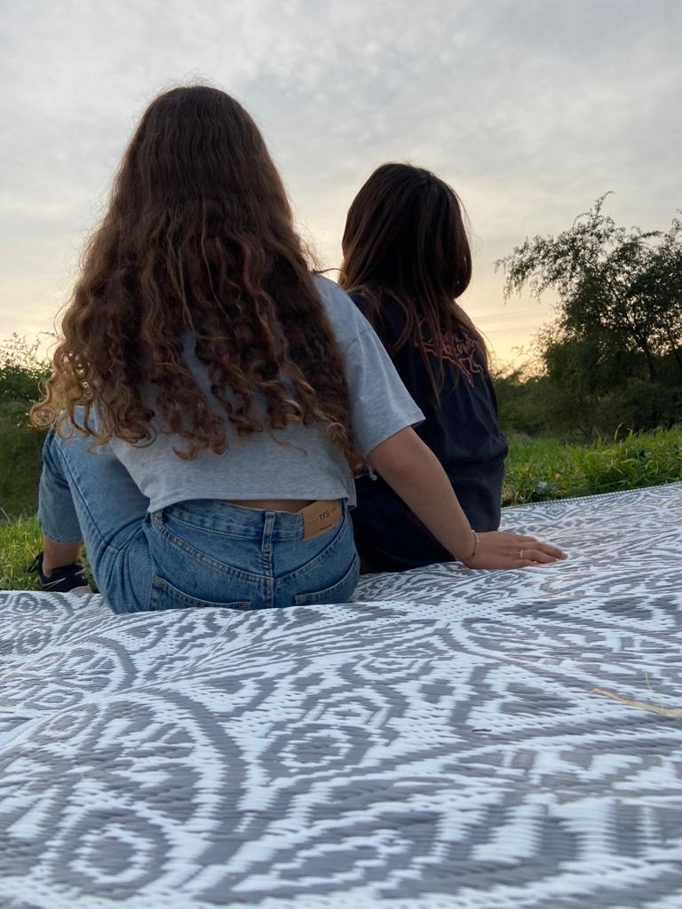 מחצלת גאו מנדלה אפור